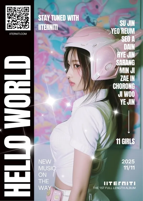 AI 아이돌 이터니티, 첫 정규앨범 'HELLO WORLD' 발매...AI-인간 협업 완성