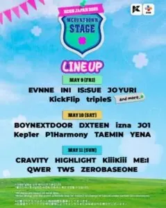 KCON JAPAN 2025, 3일간 11만명 관객 달성하며 성황리 폐막