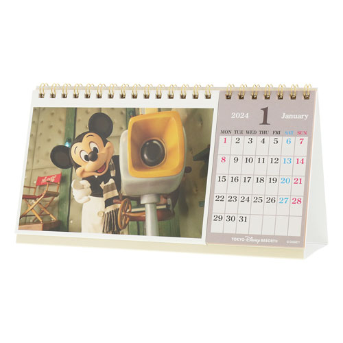 2023年8月新款 | Mickey & Friends 寫真2024坐枱月曆