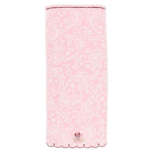 2023年9月新款 | Minnie粉紅色腰果花洗臉毛巾