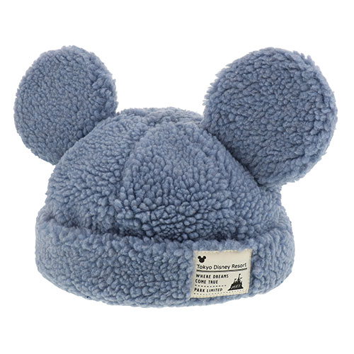 公仔的保暖物 | Mickey 造型毛毛帽 (藍色)