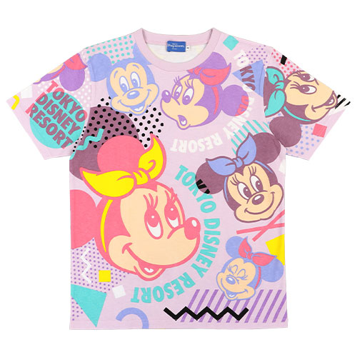 2023年4月新款 | Mickey Minnie粉紅色大頭T裇(Size S、M、L、LL)