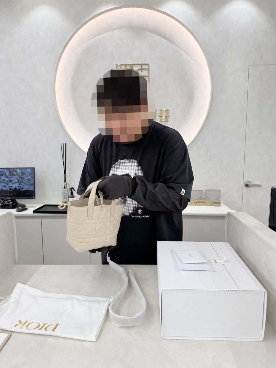 Dior中性竖形小包回收