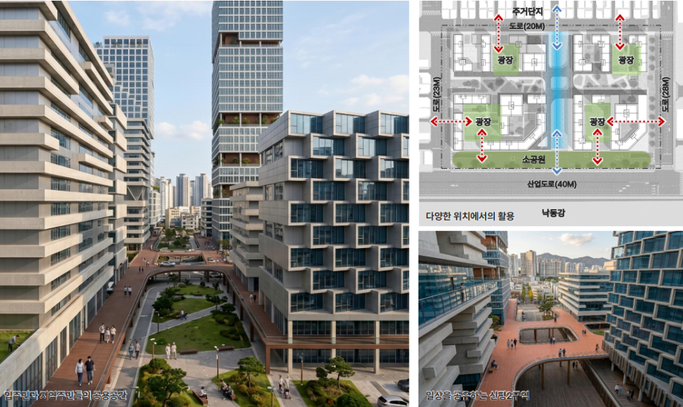 新平2重建项目建筑规划提案透视图