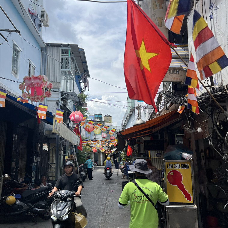 胡志明市滑板车旅游