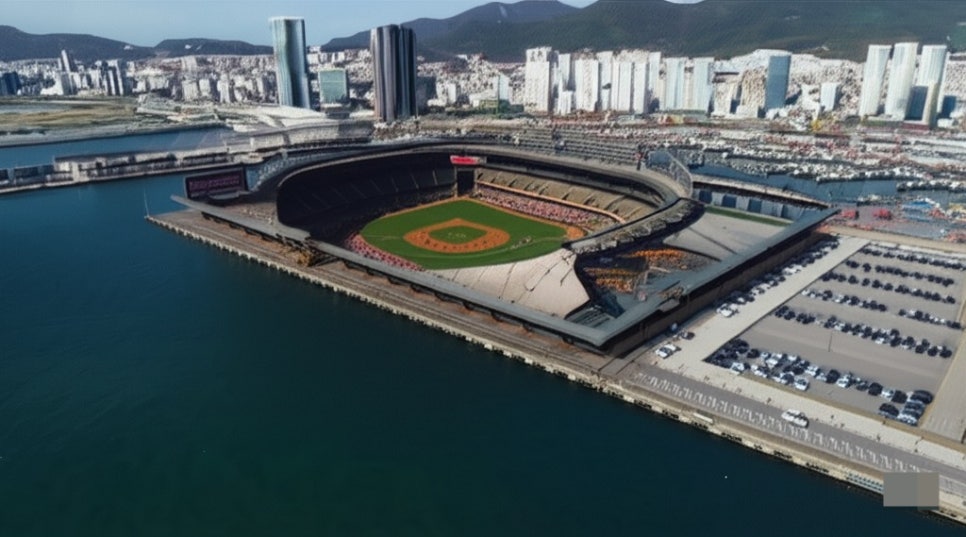 釜山北港棒球场虚拟图像
