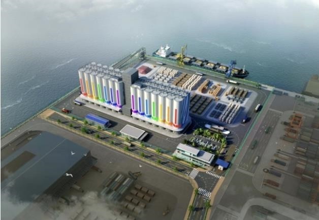 釜山新港穀物埠頭