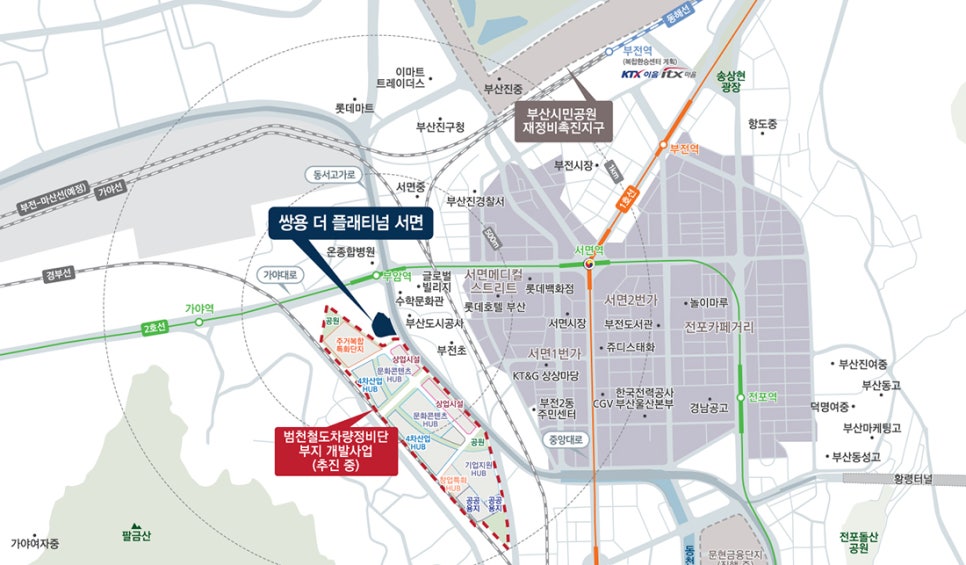 双龙·更铂金·西面位置图