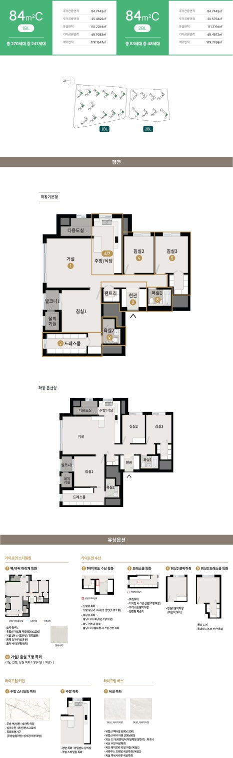 青州Centum普瑞吉奥平面图84A, 84C