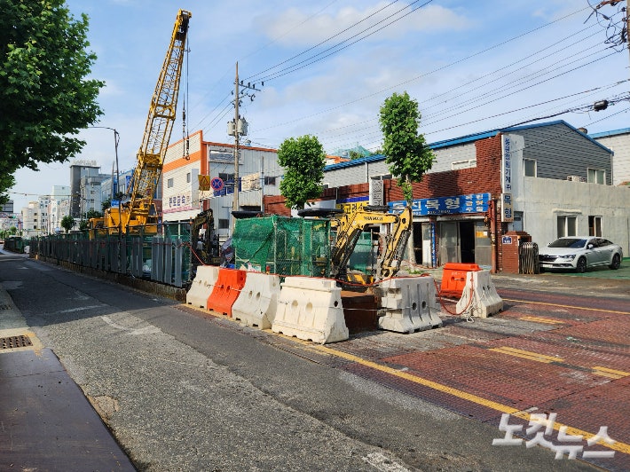 Sasang~Hadan Line construction site