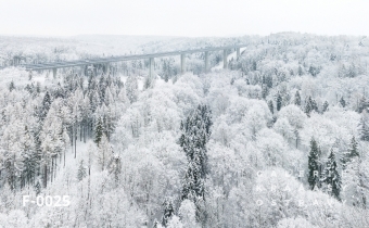 Most přes údolí potoka Hrabyňka