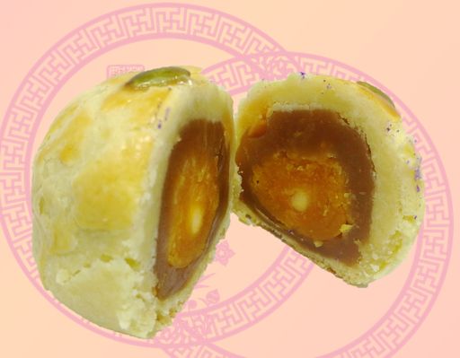 上海芝士蓮蓉單黃月餅 Shanghai Cheese Lotus Mooncake With Egg Yolk