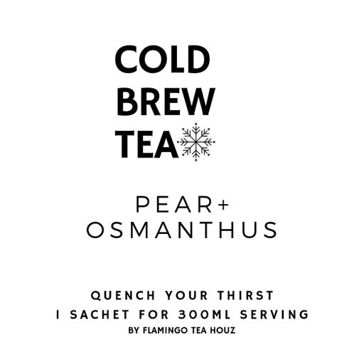 [Cold Brew Tea] Pear & Osmanthus- 10 sticks