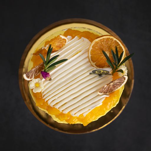 Mango Passion Vegan Naked Cake