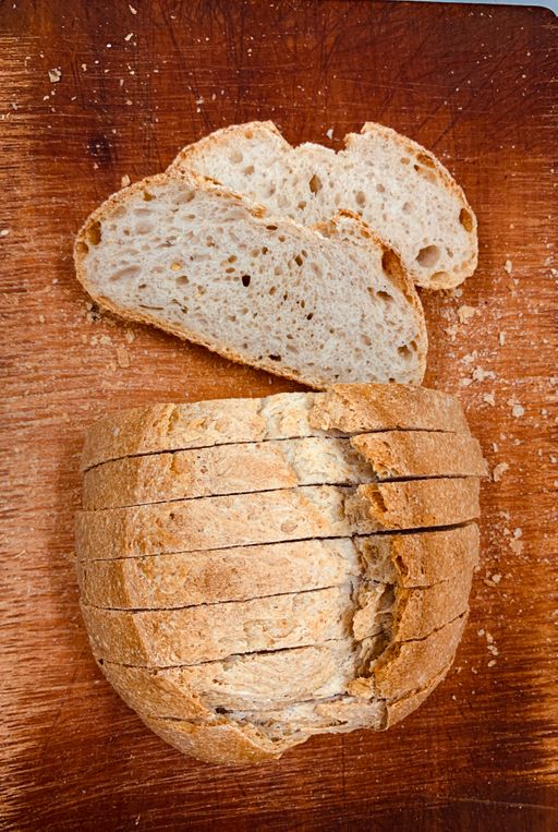 Organic sourdough bread