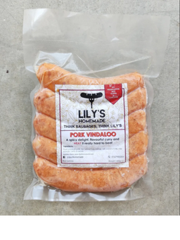 Lily's Pork Vindaloo Sausages