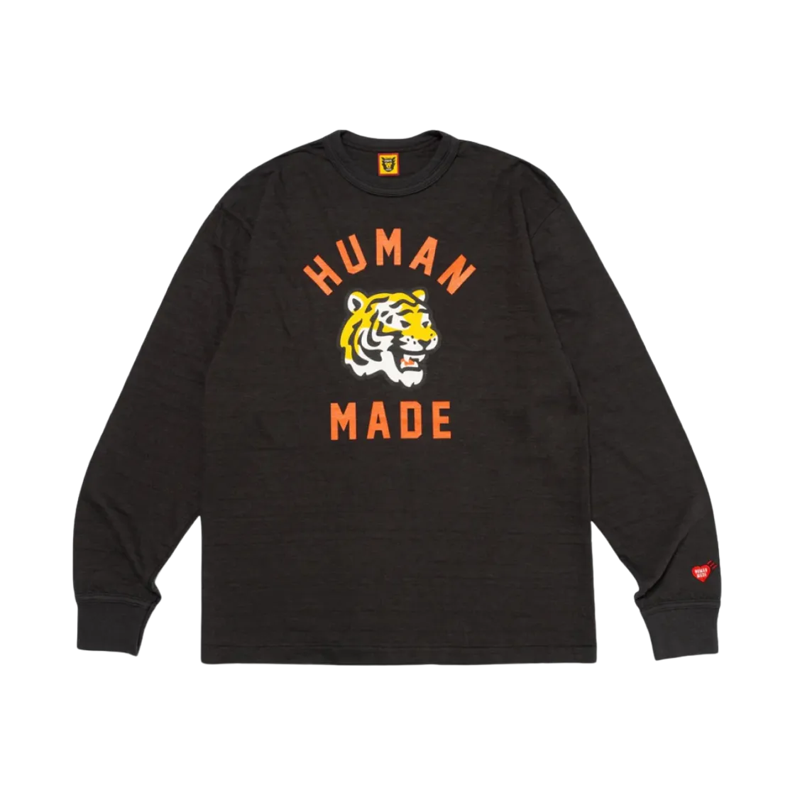 휴먼 메이드 그래픽 롱슬리브 티셔츠 블랙