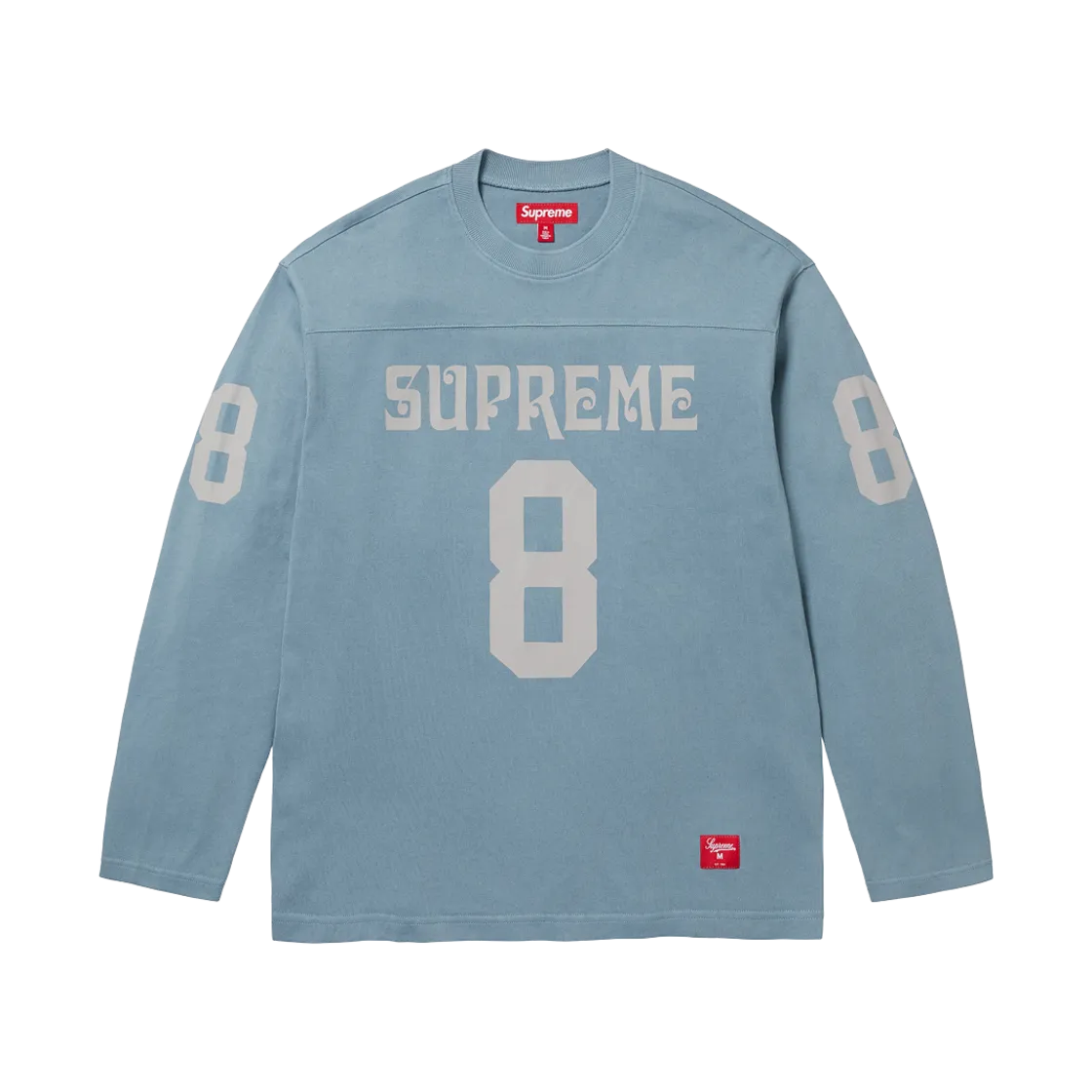 슈프림 어필리에이티드 롱슬리브 풋볼 탑 슬레이트 - 25SS