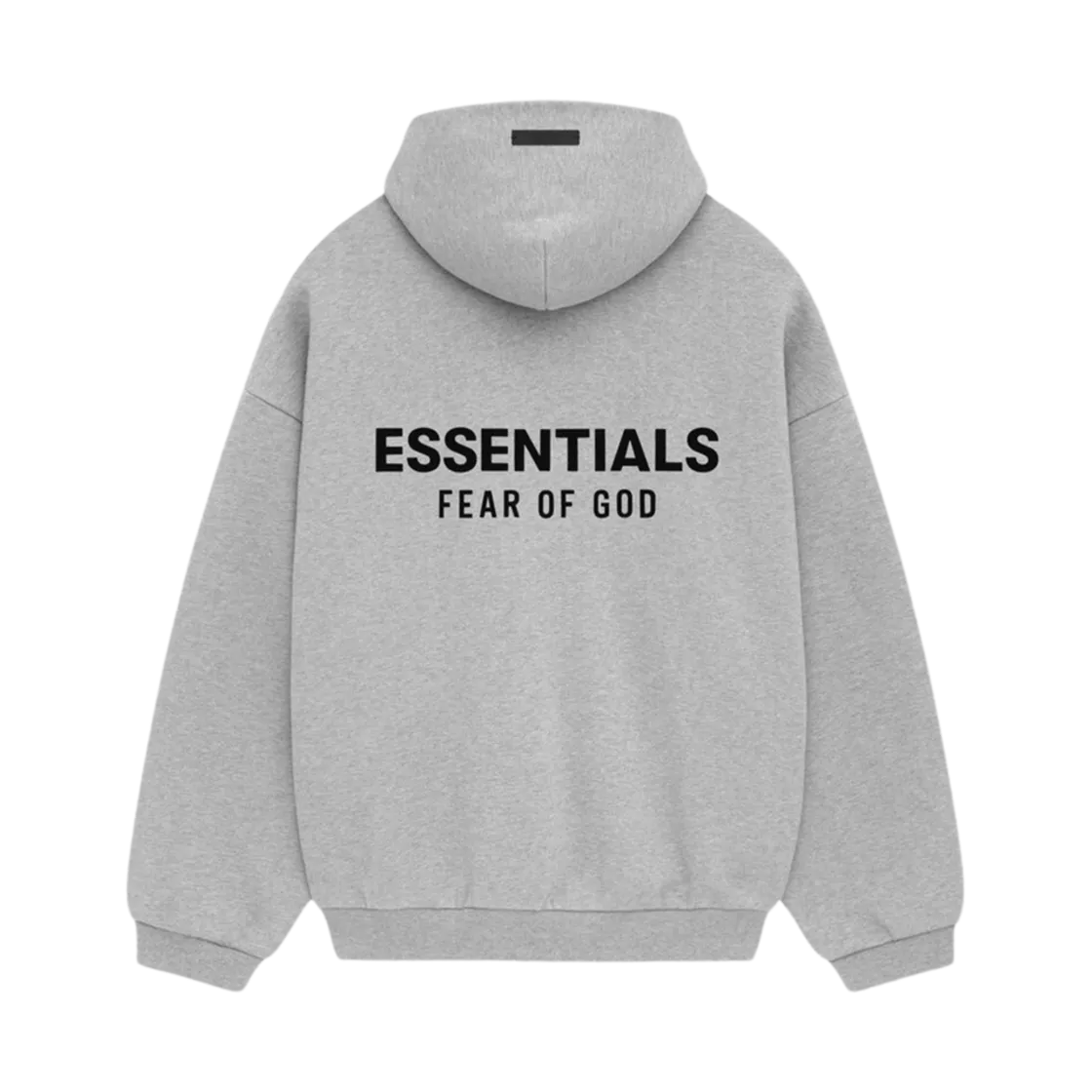 에센셜 플리스 후드 라이트 헤더 그레이 - 24FW