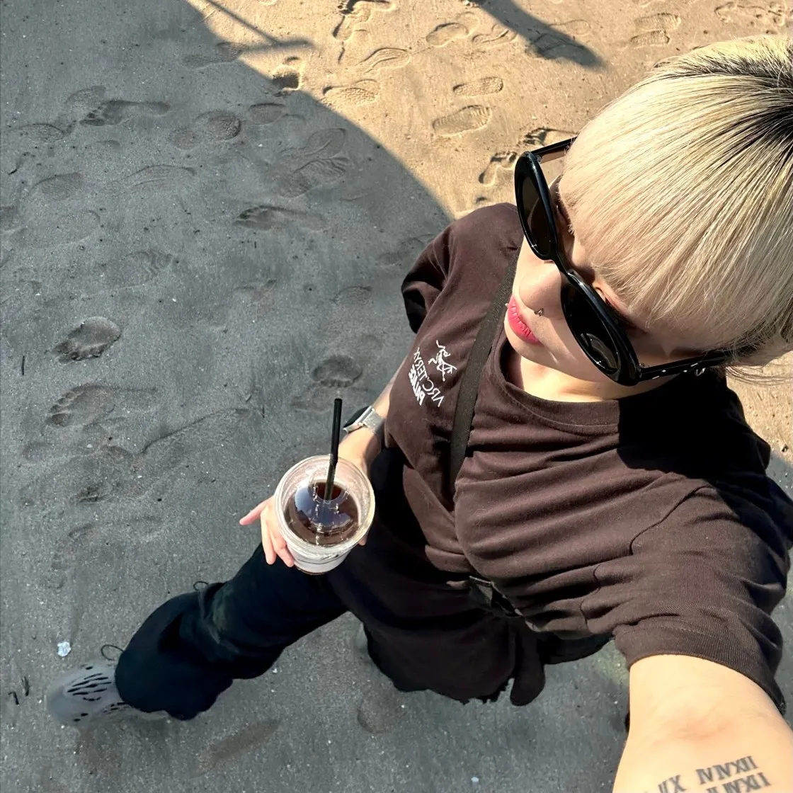 팔라스 x 아크테릭스 티셔츠 블랙 - 20FW thumbnail 8