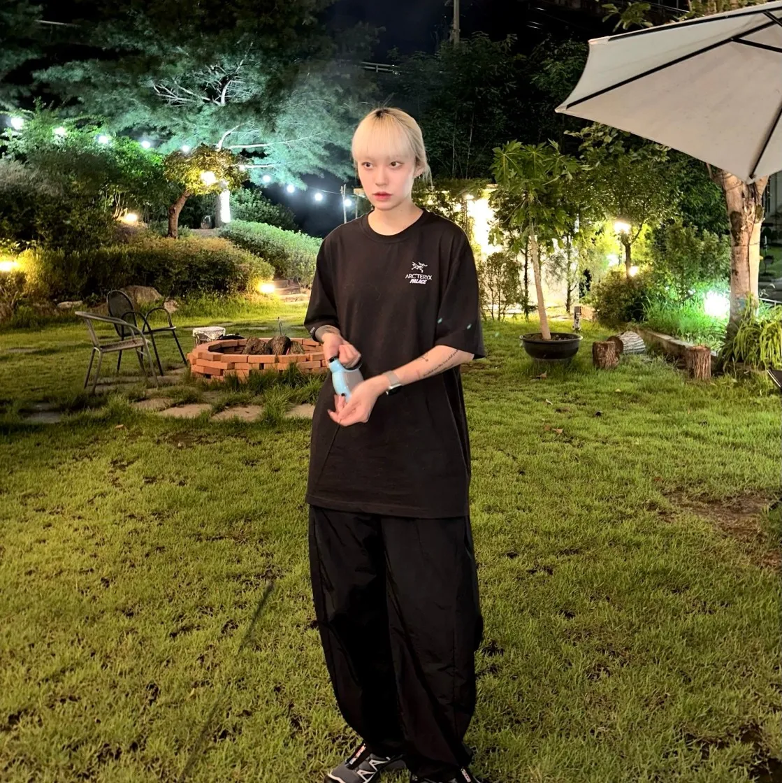 팔라스 x 아크테릭스 티셔츠 블랙 - 20FW thumbnail 9