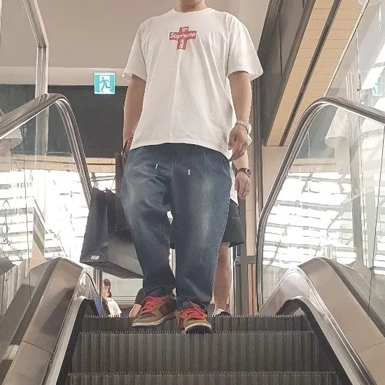 슈프림 크로스 박스로고 티셔츠 화이트 - 20FW thumbnail 6