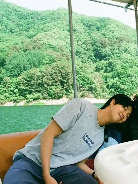 슈프림 반다나 박스로고 티셔츠 헤더 그레이 - 19FW thumbnail 2