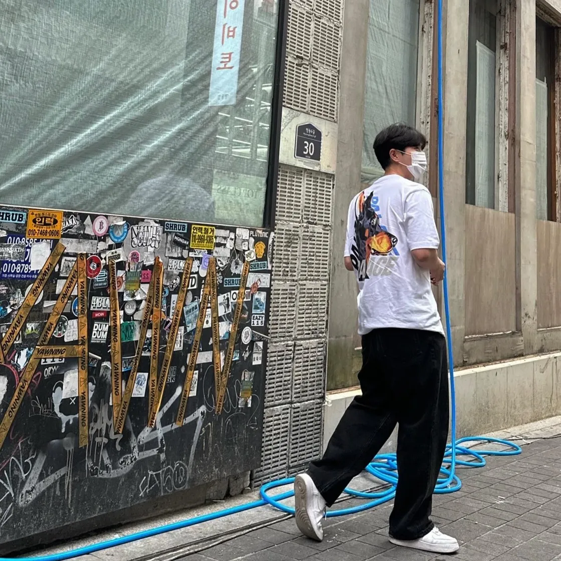 팔라스 P-3-K-9 티셔츠 화이트 - 22SS thumbnail 4