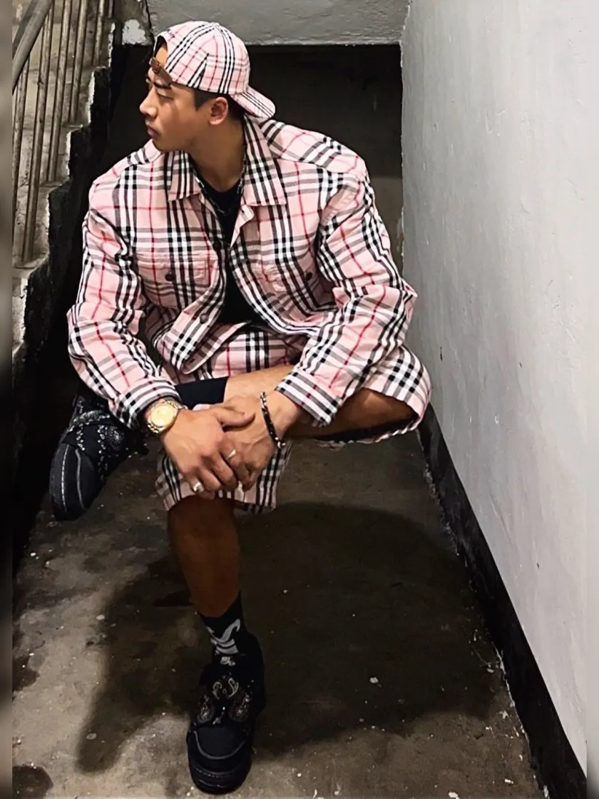 슈프림 x 버버리 박스로고 티셔츠 블랙 - 22SS thumbnail 5