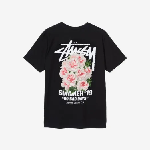 스투시 카네이션 티셔츠 블랙