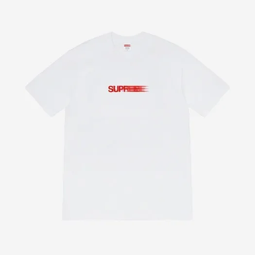 슈프림 모션 로고 티셔츠 화이트 - 20SS
