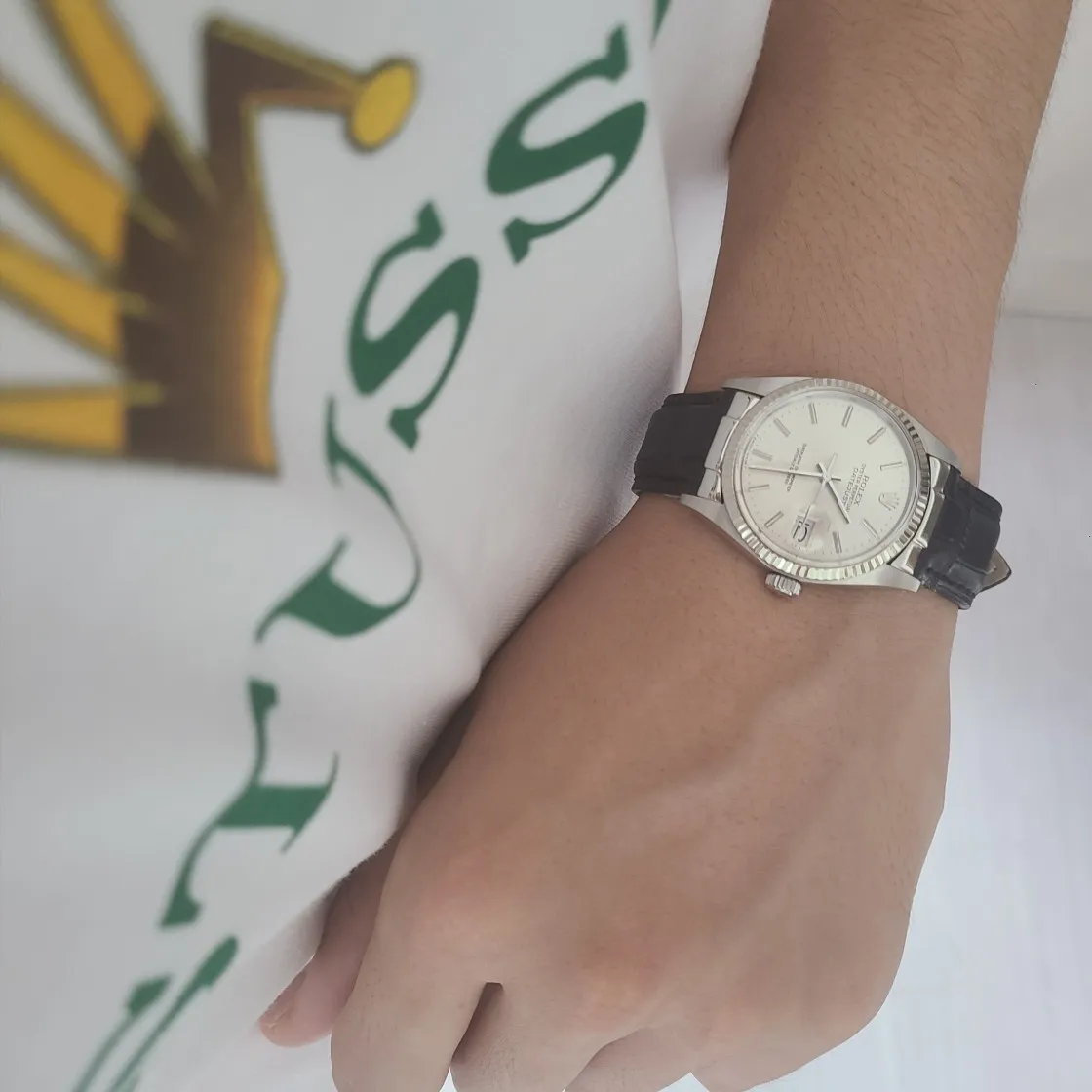 스투시 크라운 티셔츠 화이트 thumbnail 4