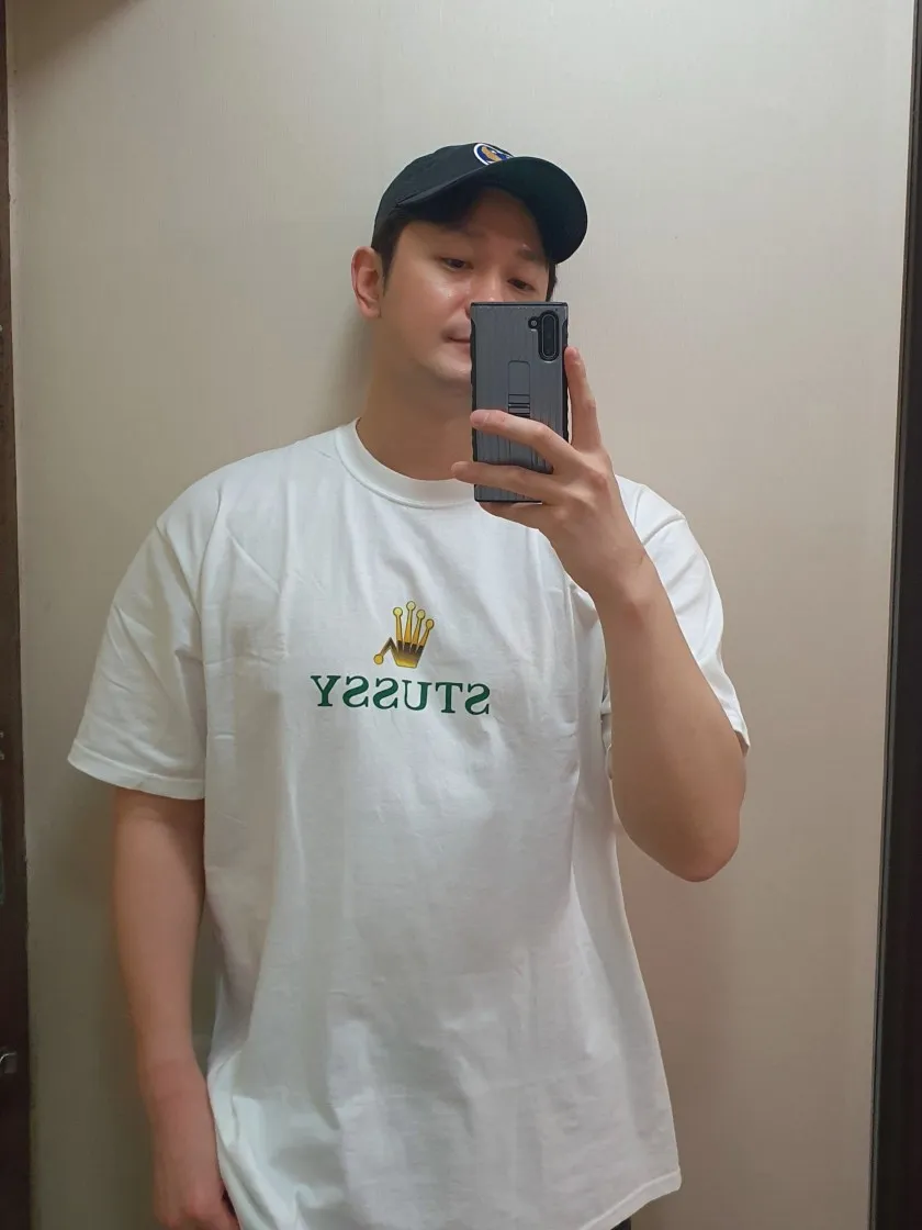 스투시 크라운 티셔츠 화이트 thumbnail 5