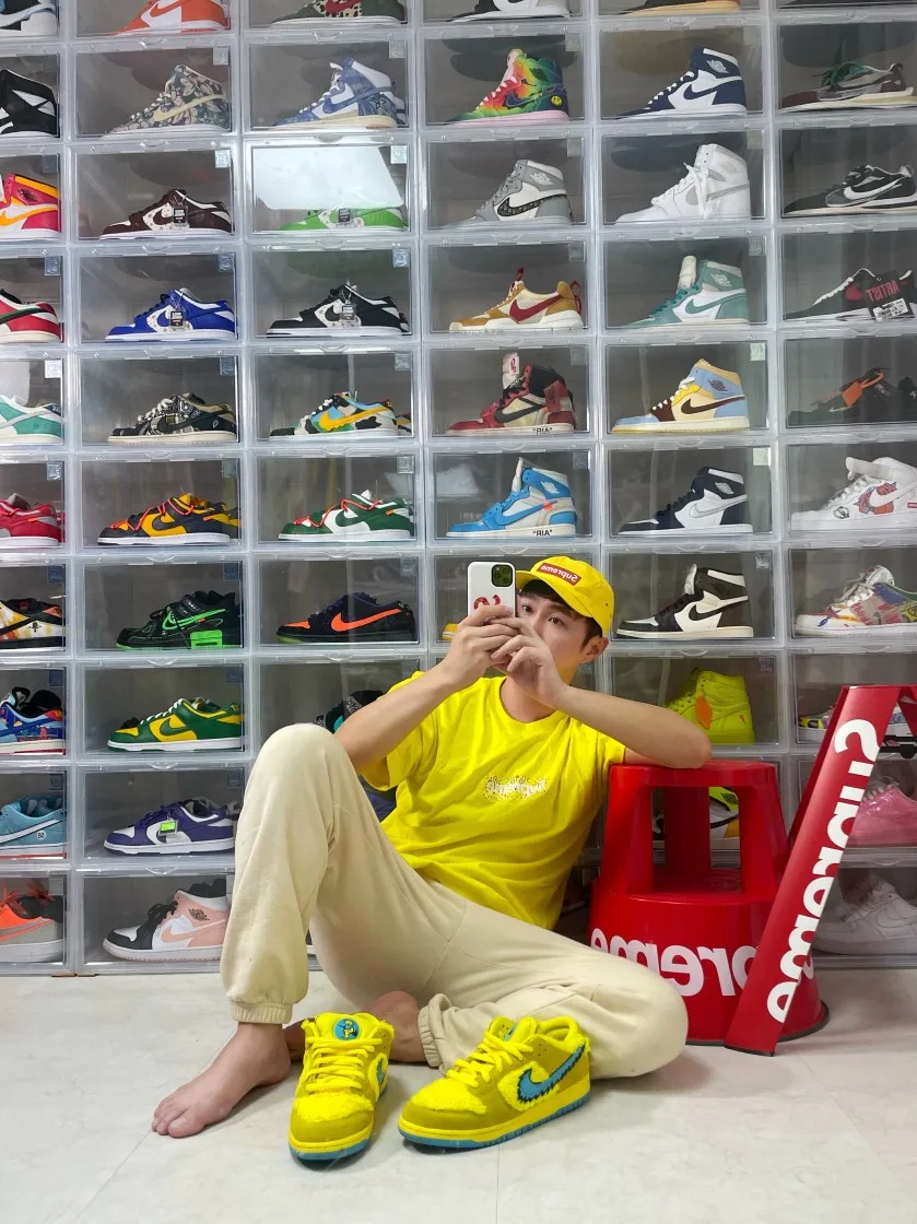 슈프림 반다나 박스로고 티셔츠 옐로우 - 19FW thumbnail 2