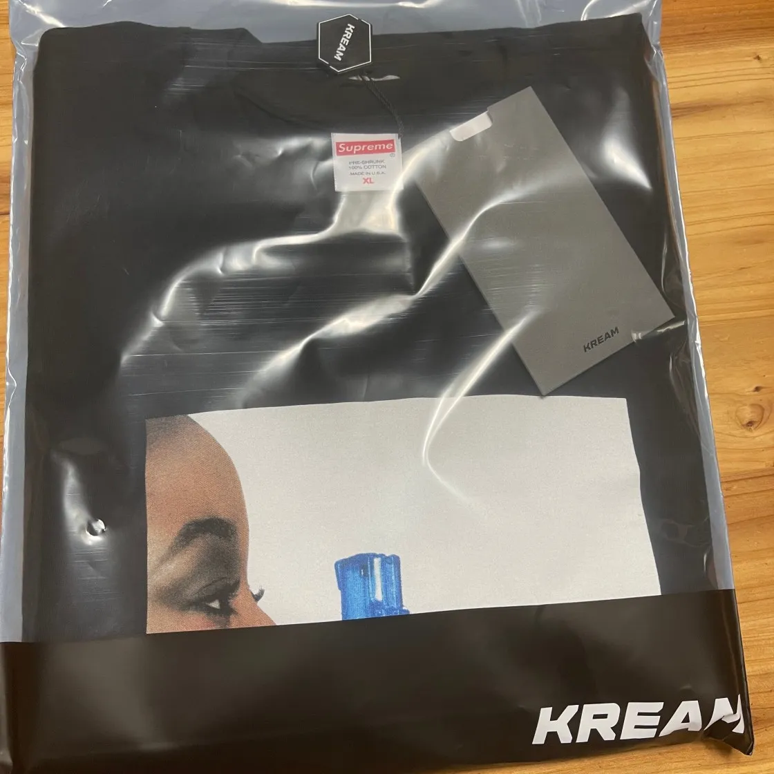 슈프림 워터 피스톨 티셔츠 블랙 - 21SS thumbnail 4