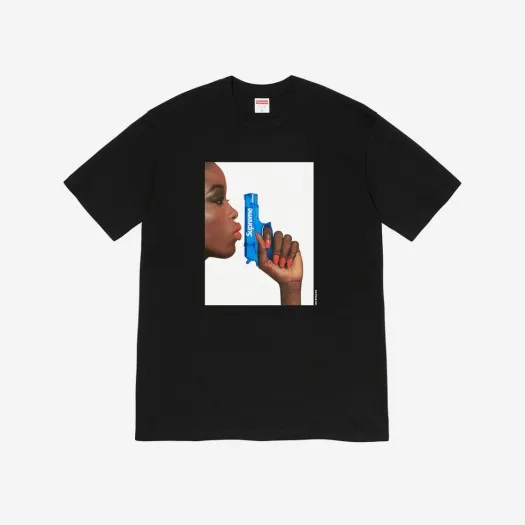 슈프림 워터 피스톨 티셔츠 블랙 - 21SS