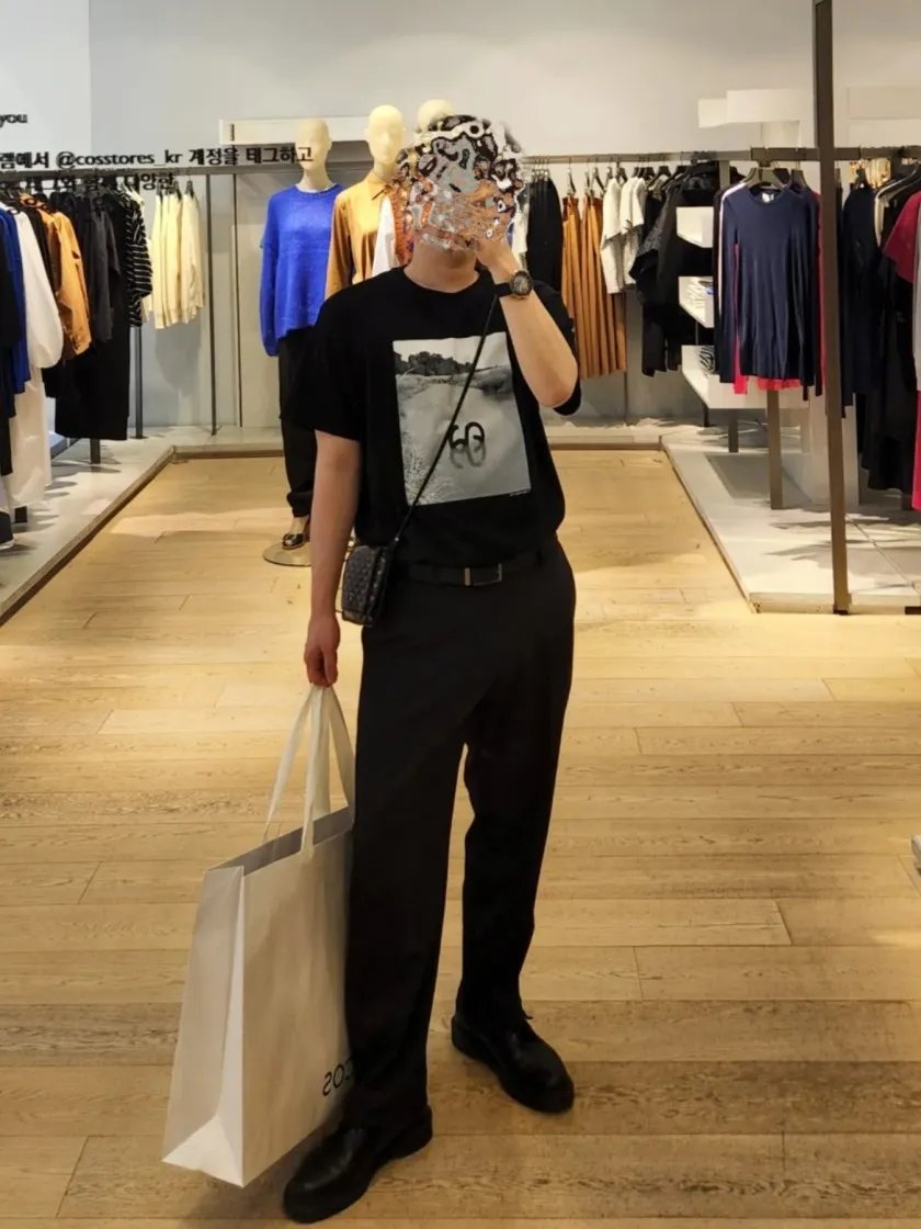 스투시 리플렉션 티셔츠 블랙 thumbnail 2