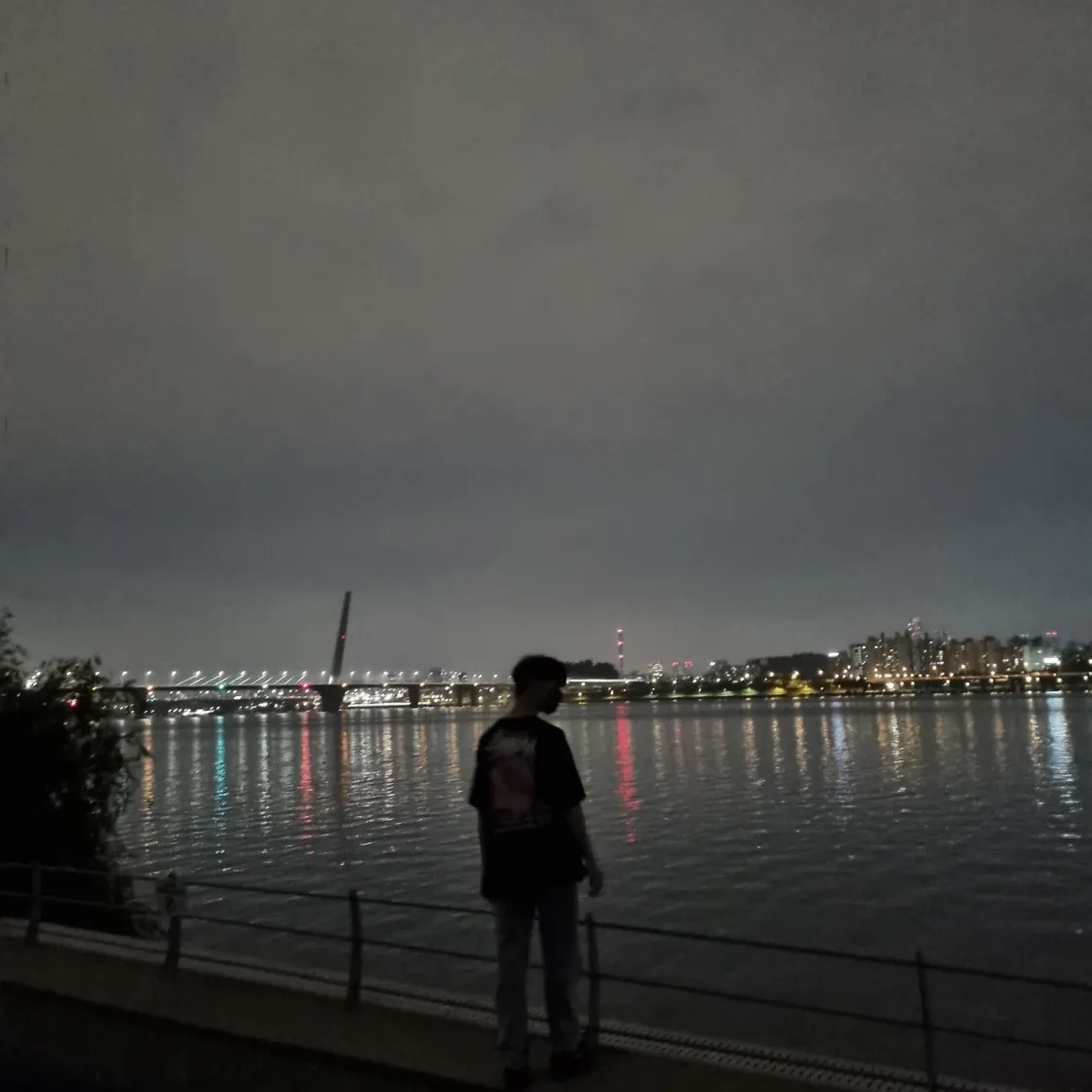 스투시 리플렉션 티셔츠 블랙 thumbnail 5