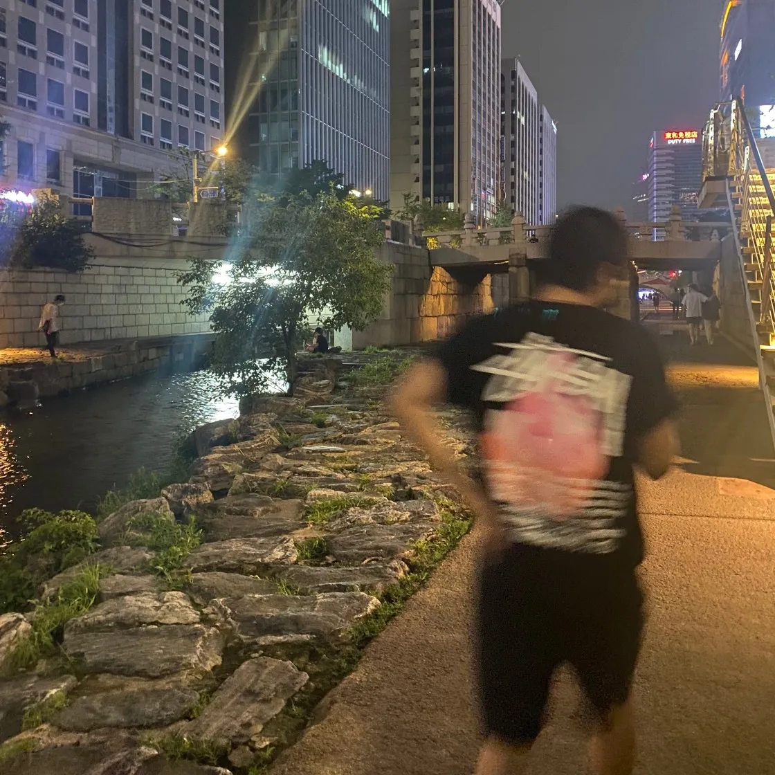 스투시 리플렉션 티셔츠 블랙 thumbnail 8