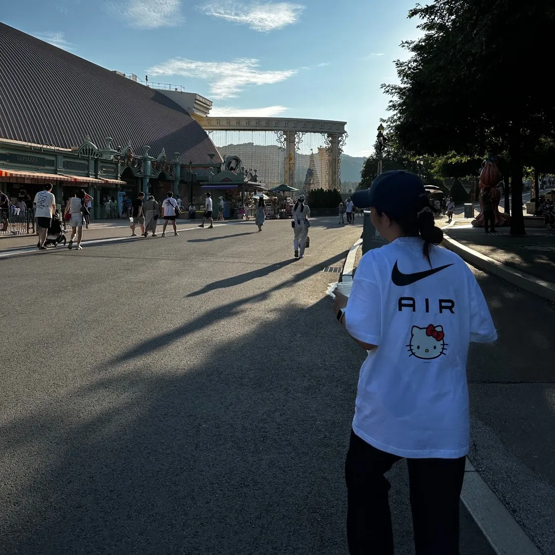 나이키 x 헬로키티 NRG 에어 티셔츠 화이트 - 아시아 thumbnail 7