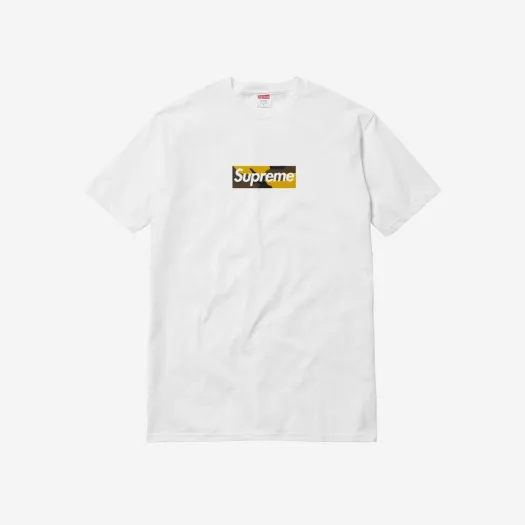 슈프림 브루클린 박스로고 티셔츠 화이트 - 17FW