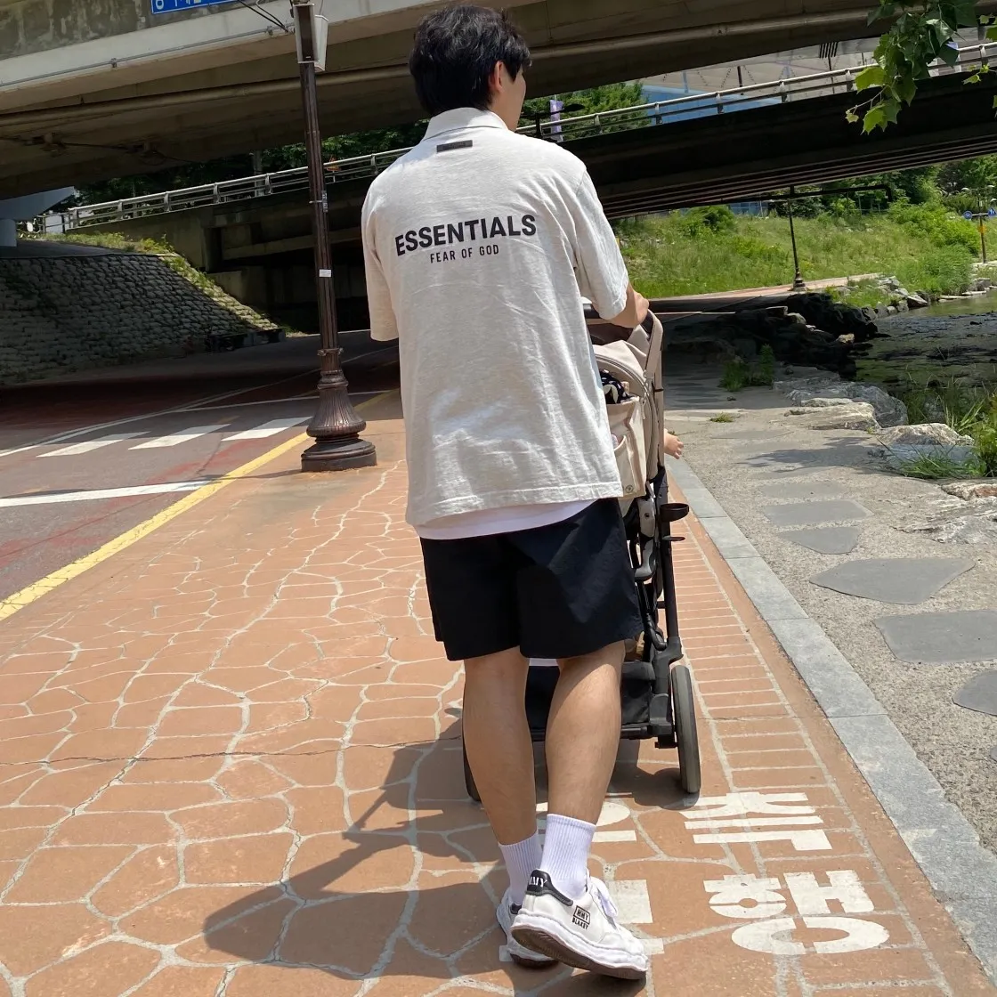 에센셜 숏슬리브 폴로 오트밀 - 21SS thumbnail 3