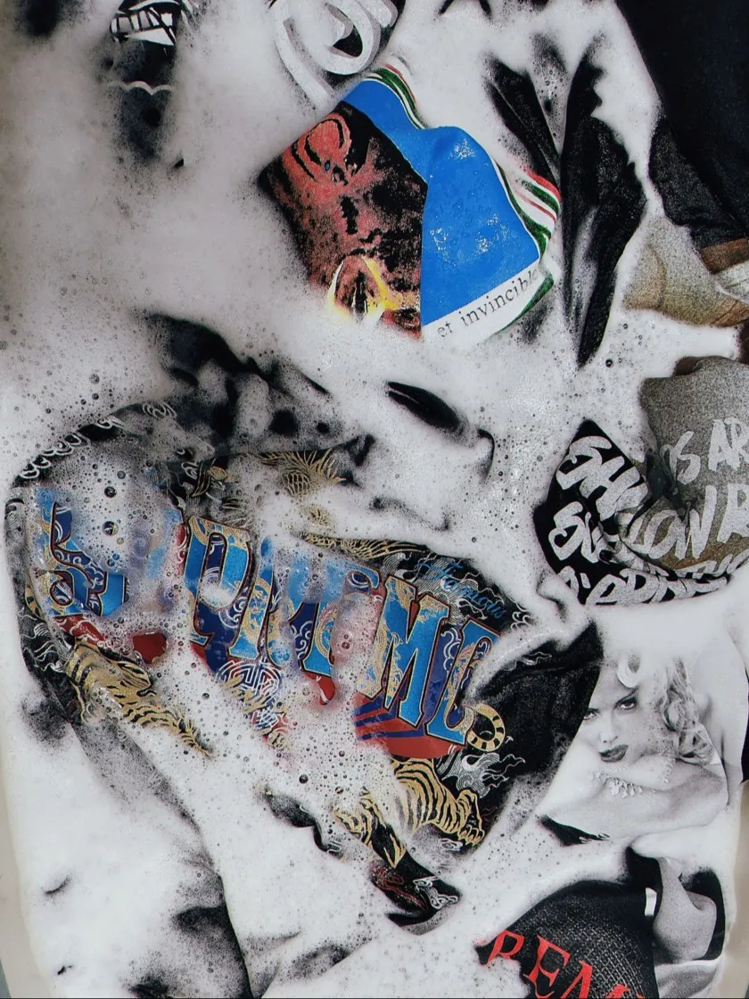 슈프림 마스크 티셔츠 블랙 - 22SS thumbnail 2