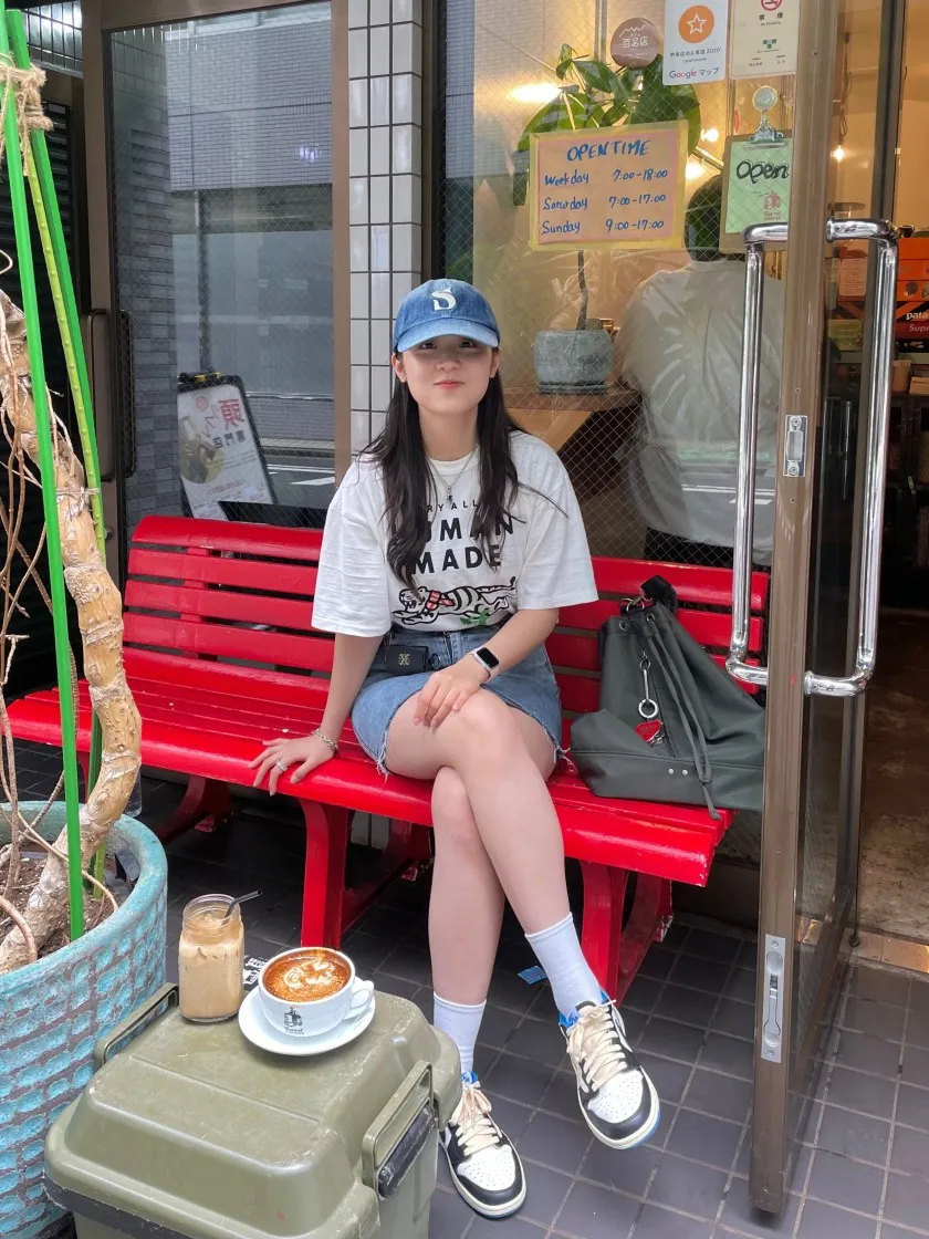 휴먼 메이드 화이트 타이거 그래픽 티셔츠 화이트 thumbnail 4