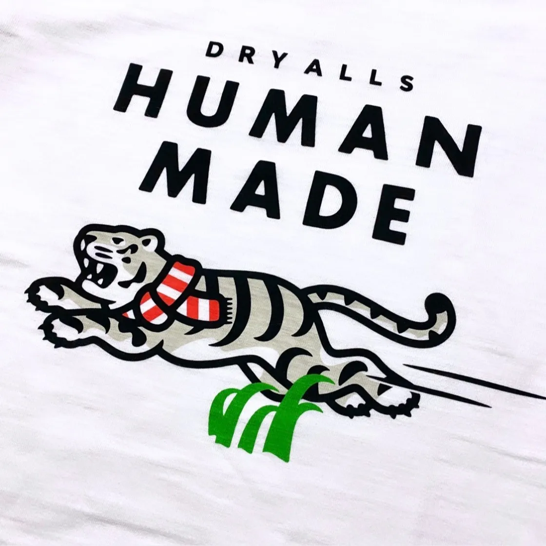 휴먼 메이드 화이트 타이거 그래픽 티셔츠 화이트 thumbnail 5