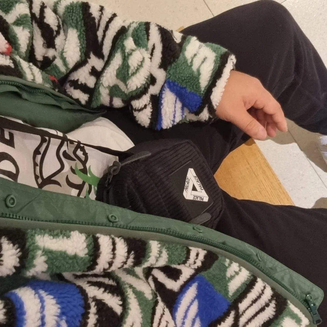 휴먼 메이드 화이트 타이거 그래픽 티셔츠 화이트 thumbnail 6