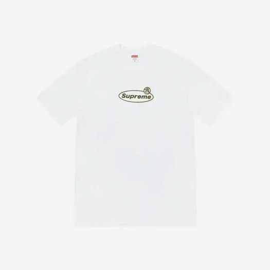 슈프림 워닝 티셔츠 화이트 - 22FW