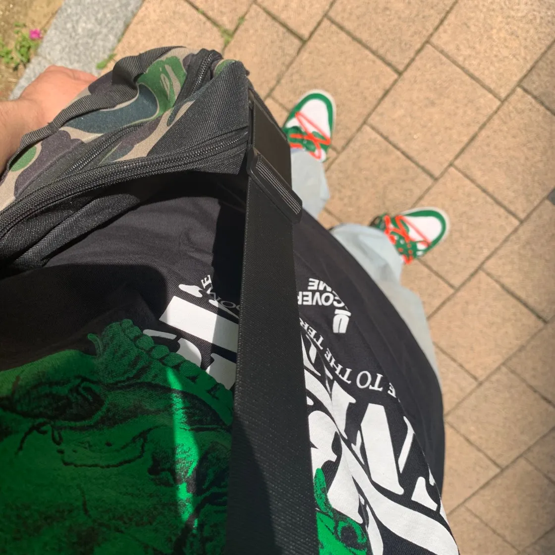 슈프림 x 언더커버 퍼블릭 에너미 테러돔 티셔츠 블랙 - 18SS thumbnail 3