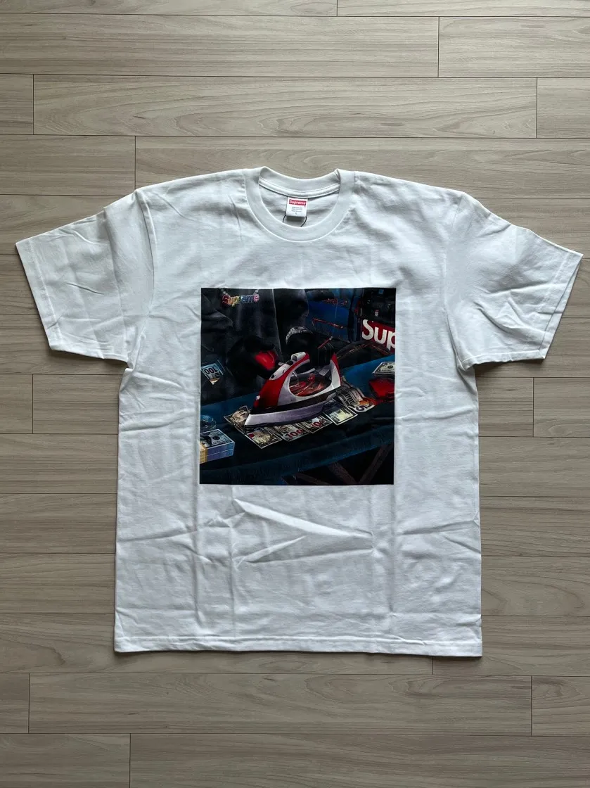 슈프림 가스 티셔츠 화이트 - 22SS thumbnail 3