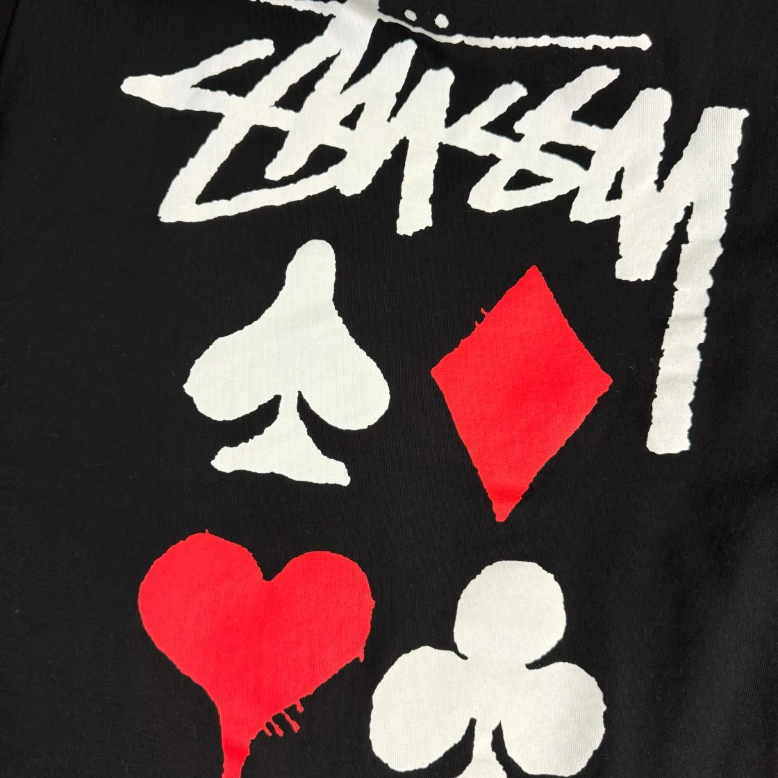 스투시 풀 덱 2 티셔츠 블랙 thumbnail 2